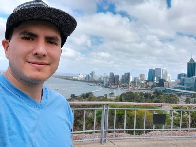 Selfie en Perth
